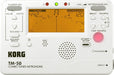 Korg Tuner Metronome TM50 With CM200 Contact Mic Pearl White TM50C-PW - L.A. Music - Canada's Favourite Music Store!