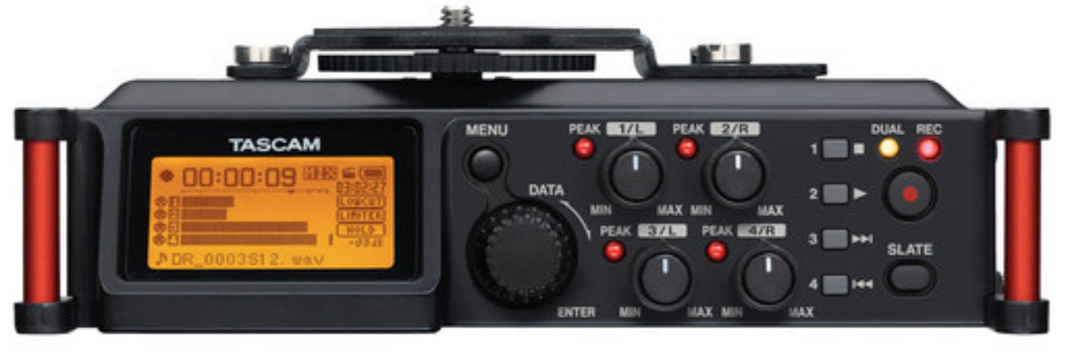 TASCAM DR-70D PORTABLE RECORDER FOR DSLR