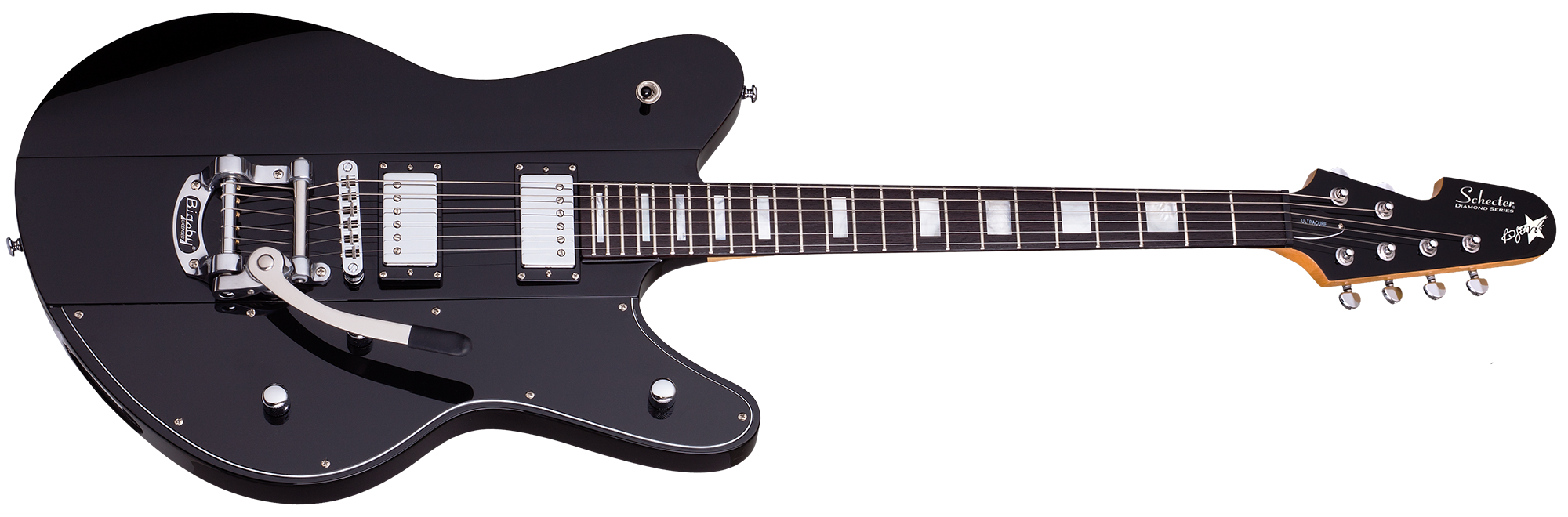 Schecter Robert Smith UltraCure Gloss Black 280-SHC