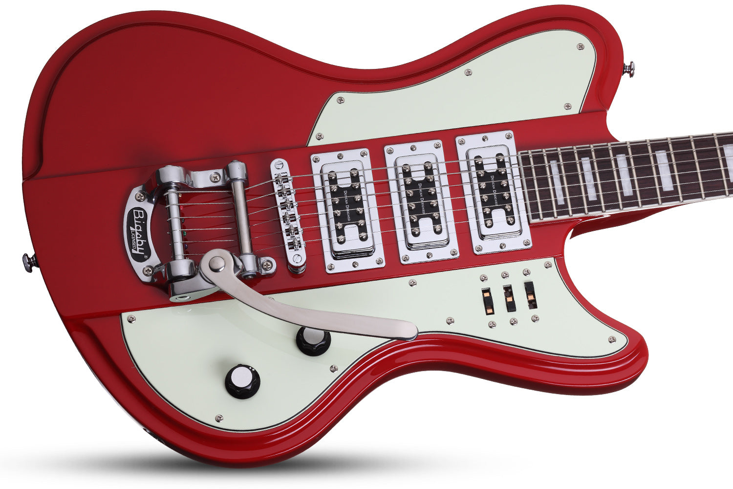 Schecter ULTRA-III-VRD Vintage Red Guitar w Duncan Designed FG 101 SCH-3154