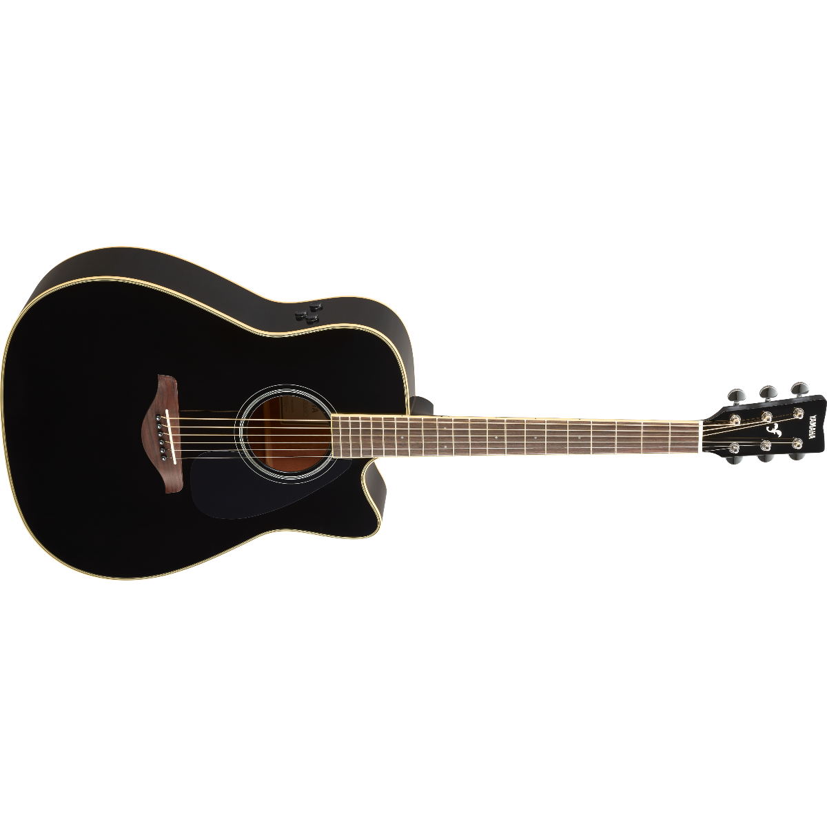 Yamaha FGCTA BL Acoustic Electric Guitar Black