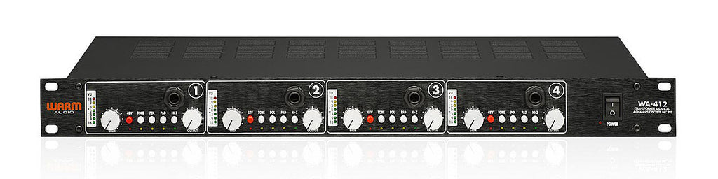 Warm Audio Classic 4-Channel 312 Style Mic Preamp With DI WA