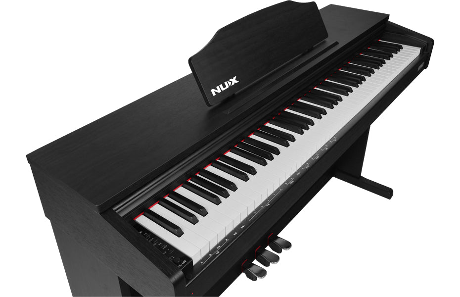 NUX 88-Key Digital Piano With Dynamic Curves, Black WK-400