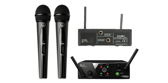 配信機器・PA機器・レコーディング機器 AKG WMS40 MINI2 PRO DUAL INSTRUMENTAL Amazon.com: AKG Pro Audio WMS40 Mini2 Vocal Set BD US45A/C EU/US