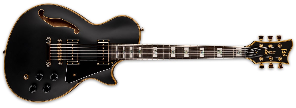 ESP PS-1000 Electric Guitar, Vintage Black XPS1000VB