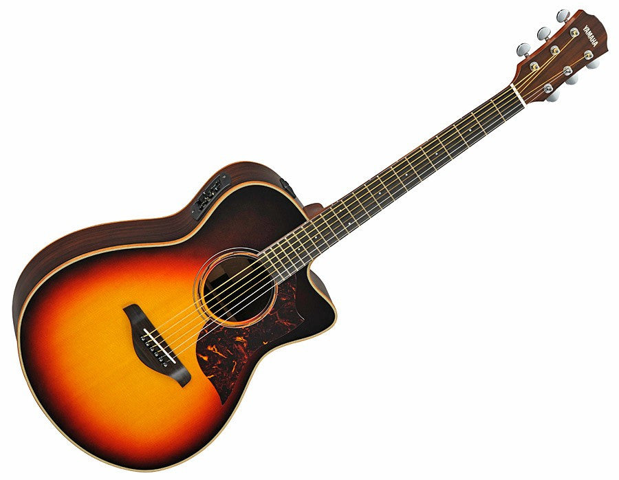 Yamaha A Series AC3RVS All Solid Spruce, Mahogany Concert with Cutaway In Vintage Sunburst