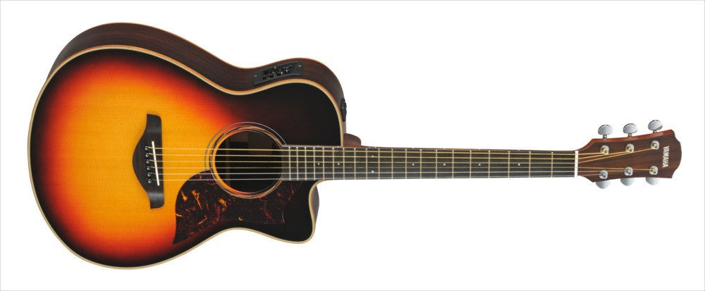 Yamaha A Series AC3RVS All Solid Spruce, Mahogany Concert with Cutaway In Vintage Sunburst