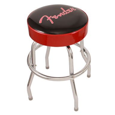 Fender 24" Barstool, Black with Red Sides and Fender Logo 0990205020 - L.A. Music - Canada's Favourite Music Store!