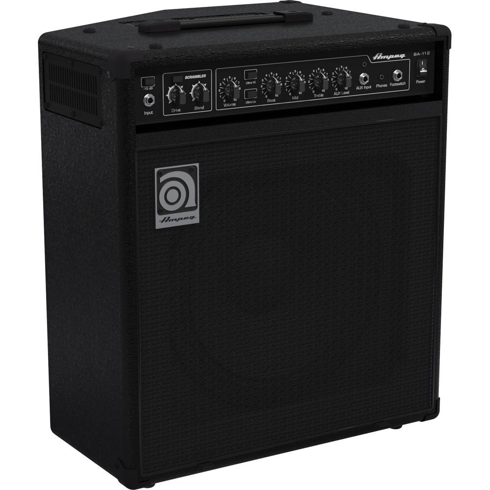 Ampeg BA112v2 75W RMS Single 12'' Ported Combo with Scrambler - L.A. Music - Canada's Favourite Music Store!