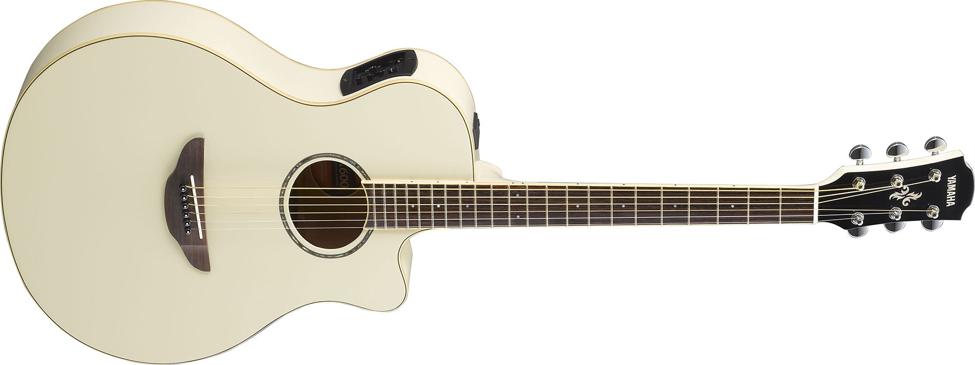 Yamaha APX600 VW Acoustic Electric Guitar Vintage White