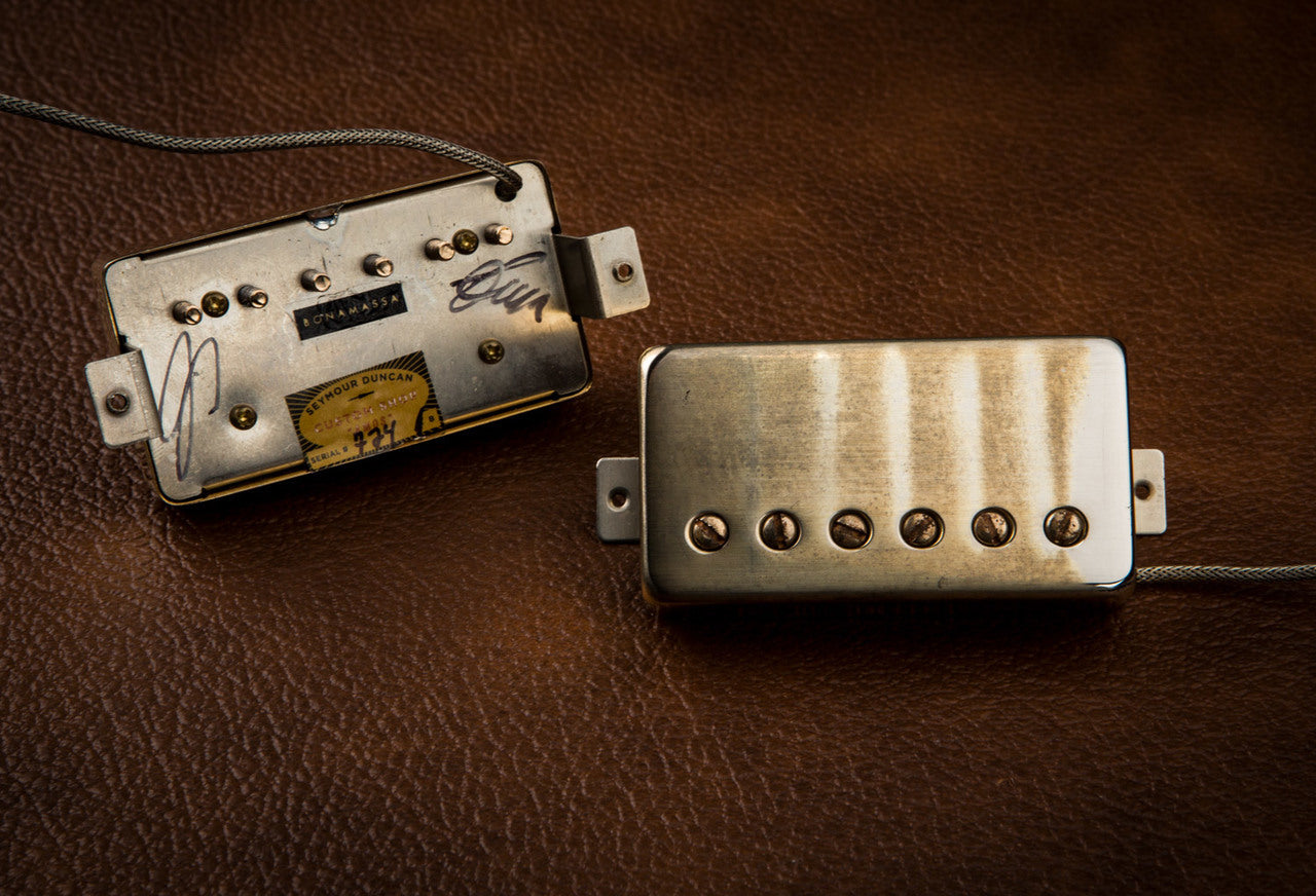 Seymour Duncan JOE BONAMASSA AMOS PICKUP SET Aged Gold Covers