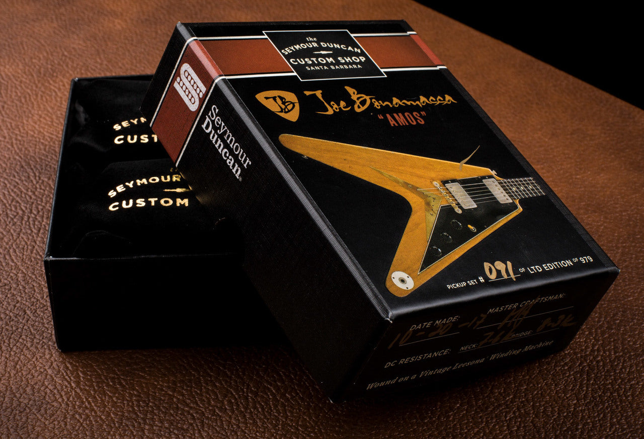 Seymour Duncan JOE BONAMASSA AMOS PICKUP SET Aged Gold Covers