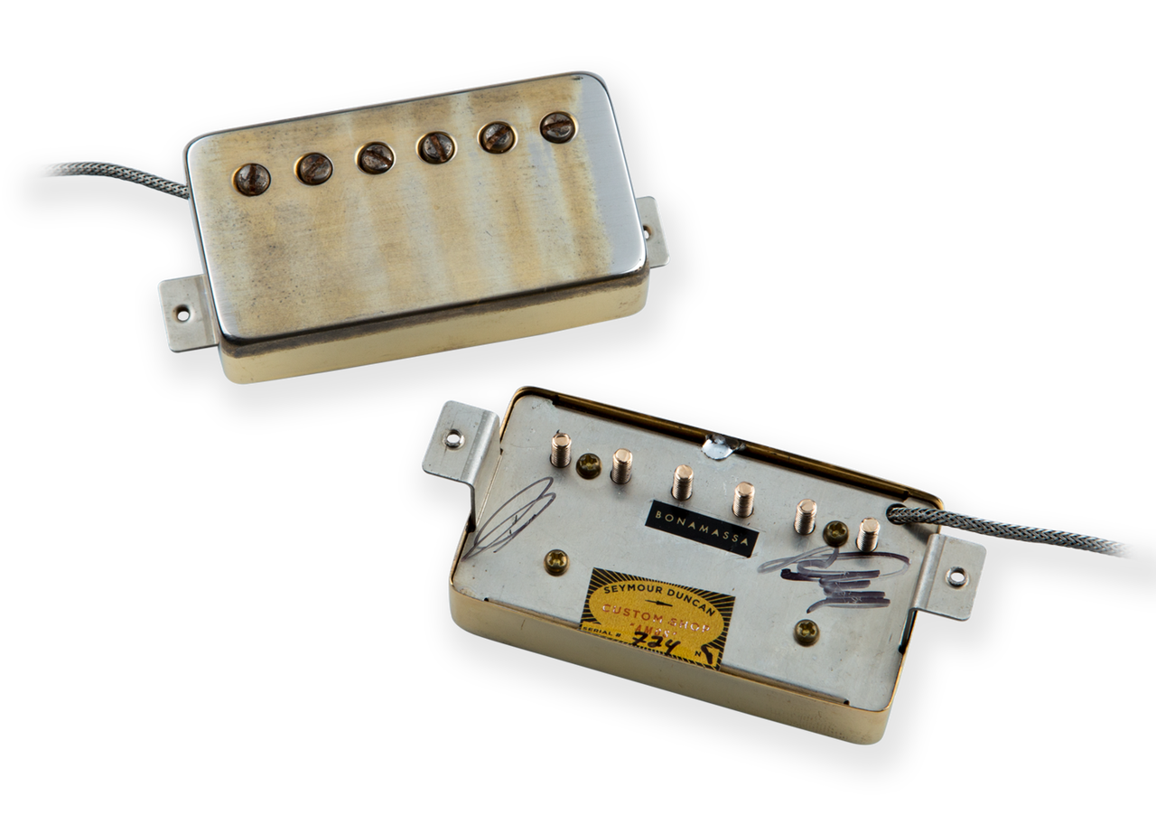 Seymour Duncan JOE BONAMASSA AMOS PICKUP SET Aged Gold Covers