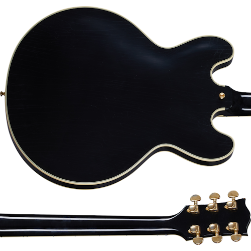 Gibson Custom Shop Murphy Lab 1959 ES-355 Ebony Ultra Light Aged - Ebony ES55R9ULEBGH