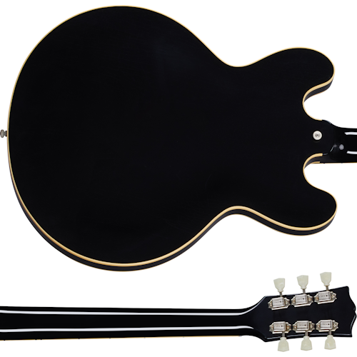 Gibson Custom Shop Murphy Lab 1959 ES-335 Ebony Ultra Light Aged - Ebony ESDT59ULEBNH