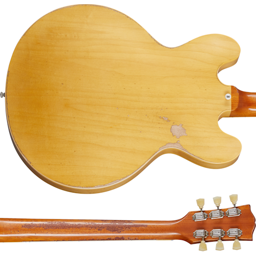 Gibson Custom Shop Murphy Lab 1959 ES-335 Vintage Natural Ultra Heavy Aged - Vintage Natural ESDT59UHVNNH