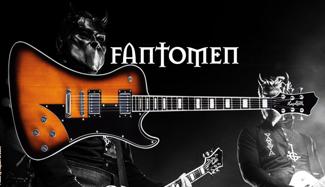 Hagstrom FANT-TSB Fantomen all MAHOGANY Electric Guitar TOBACCO w/ set neck