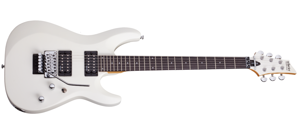 Schecter C-6-FR-DELUXE-SWHT Satin White Guitar w FR with