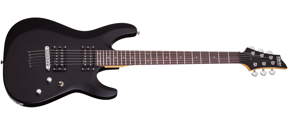 Schecter C-6-DELUXE-SBK Satin Black 430-SHC