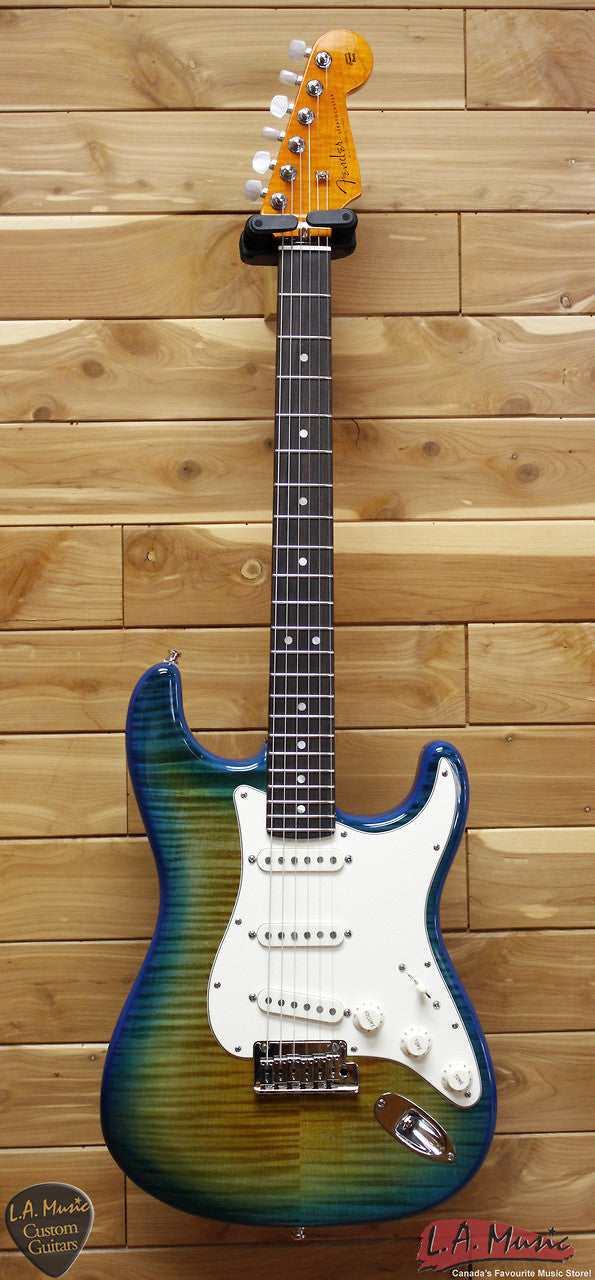 Fender Custom Shop AMER CUST STRAT FMT RW - GRN/YLW FADE 9231006867 - L.A. Music - Canada's Favourite Music Store!