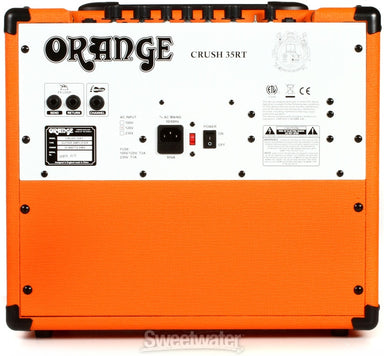 Orange CRUSH35RT Twin channel solid state Crush 1x10" combo with CabSim headphone out, digital reverb & tuner, 35 Watts - L.A. Music - Canada's Favourite Music Store!
