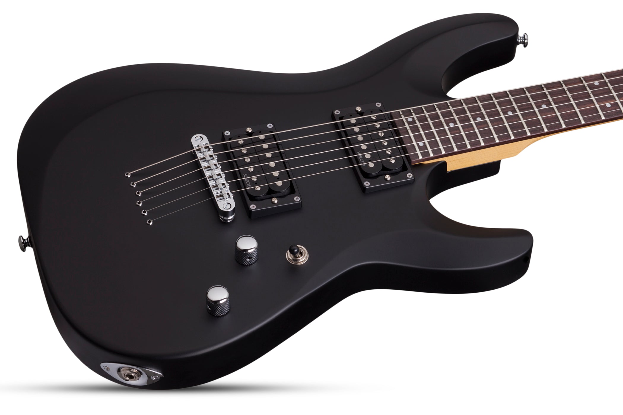 Schecter C-6-DELUXE-SBK Satin Black 430-SHC