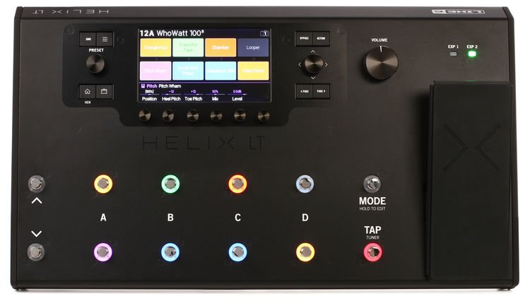 Line 6 Helix LT Amp and FX Pedal Board