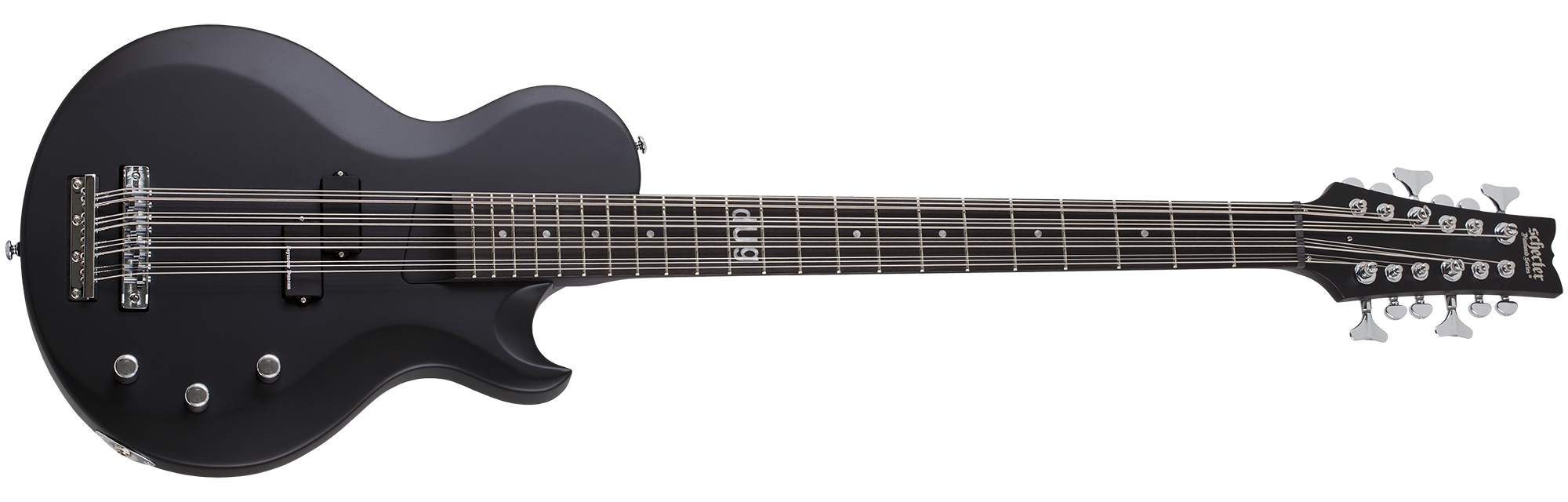 Schecter Dug Pinnick Dp-12 Electric Bass, Satin Black 459-SHC