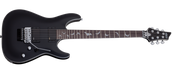 Schecter DAMIEN-PLAT-6-FR-SBK Satin Black Guitar with FR & EMG 81, 85 Pickups 1183-SHC