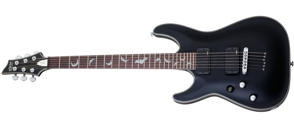 Schecter LEFT HANDED DAMIEN PLATINUM DAMIEN-PLAT-6-LH-SBK Satin Black Schecter LEFT HANDED DAMIEN PLATINUM DAMIEN-PLAT-6-LH-SBK Satin Black