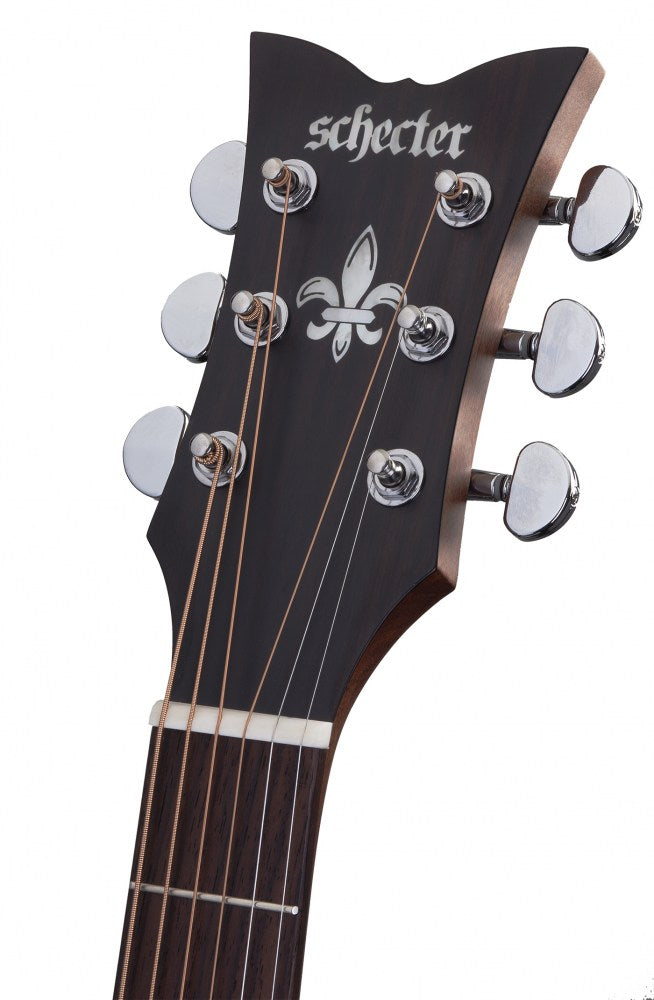 Schecter ORLEANS-STUDIO-AC-SSTBLK Orleans Studio Acoustic Electric  Satin See Thru Black 3713-SHC