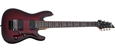 Schecter DEMON-7-FR-CRB Crimson Burst 7 String Guitar with FR and Duncan Designed HB-105 3260-SHC