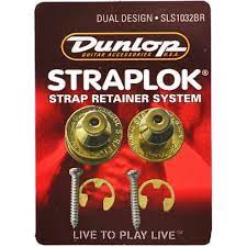 Dunlop Straplok SLS1032BR Strap Locks Gold