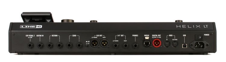 helix lt pedal Line 6 Helix LT Amp and FX Pedal Board — L.A. Music