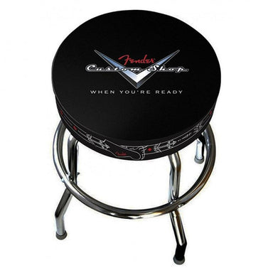 Fender 24" Custom Shop Pinstripe Logo Barstool - 09902300 - L.A. Music - Canada's Favourite Music Store!