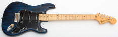 Fender Limited Edition Sandblasted Stratocaster with Ash Body, Maple Fingerboard, Sapphire Blue Transparent 170173327 - L.A. Music - Canada's Favourite Music Store!