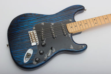 Fender Limited Edition Sandblasted Stratocaster with Ash Body, Maple Fingerboard, Sapphire Blue Transparent 170173327 - L.A. Music - Canada's Favourite Music Store!