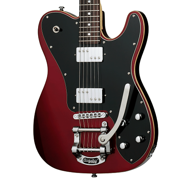 Schecter PT-FASTBACK-II-B-MRED Metallic Red Guitar with Bigsby and Schecter SuperRock 2211-SHC