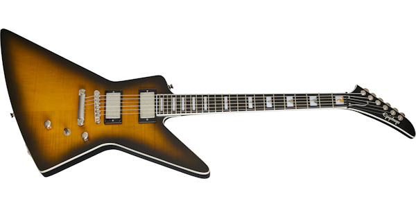 Epiphone Prophecy Collection Extura in Yellow Tiger Gloss EIXYYTANH
