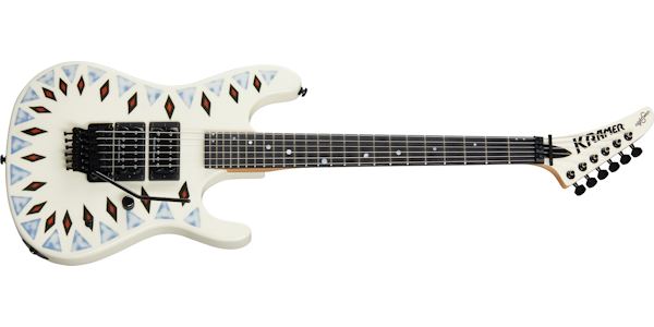 Kramer NightSwan in Vintage White with Aztec Graphic KNSAZMBF