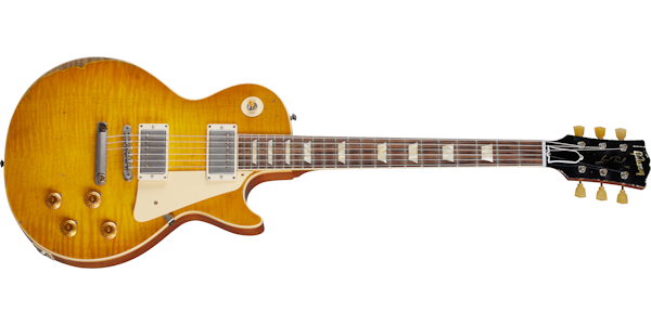 Gibson Custom Shop Murphy Lab 1959 Les Paul Standard Lemon Burst Ultra Heavy Aged - Lemon Burst LPR59UHLBNH