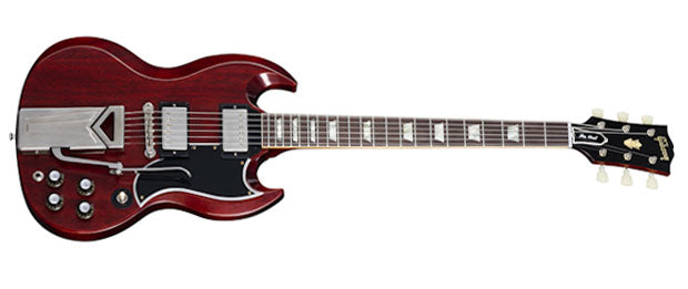 Gibson Custom Shop 60th Anniversary 1961 LES PAUL SG STANDARD WITH SIDEWAYS VIBROLA VOS CHERRY RED SGSR60VOCHSN SERIAL NUMBER 100911 7.2 LBS