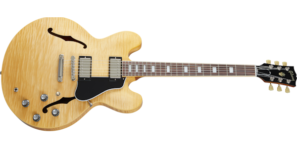 Gibson ES-335 Figured - Antique Natural ES35F00ANNH — L.A. Music Gibson ES-335 Figured - Antique Natural ES35F00ANNH — L.A. Music