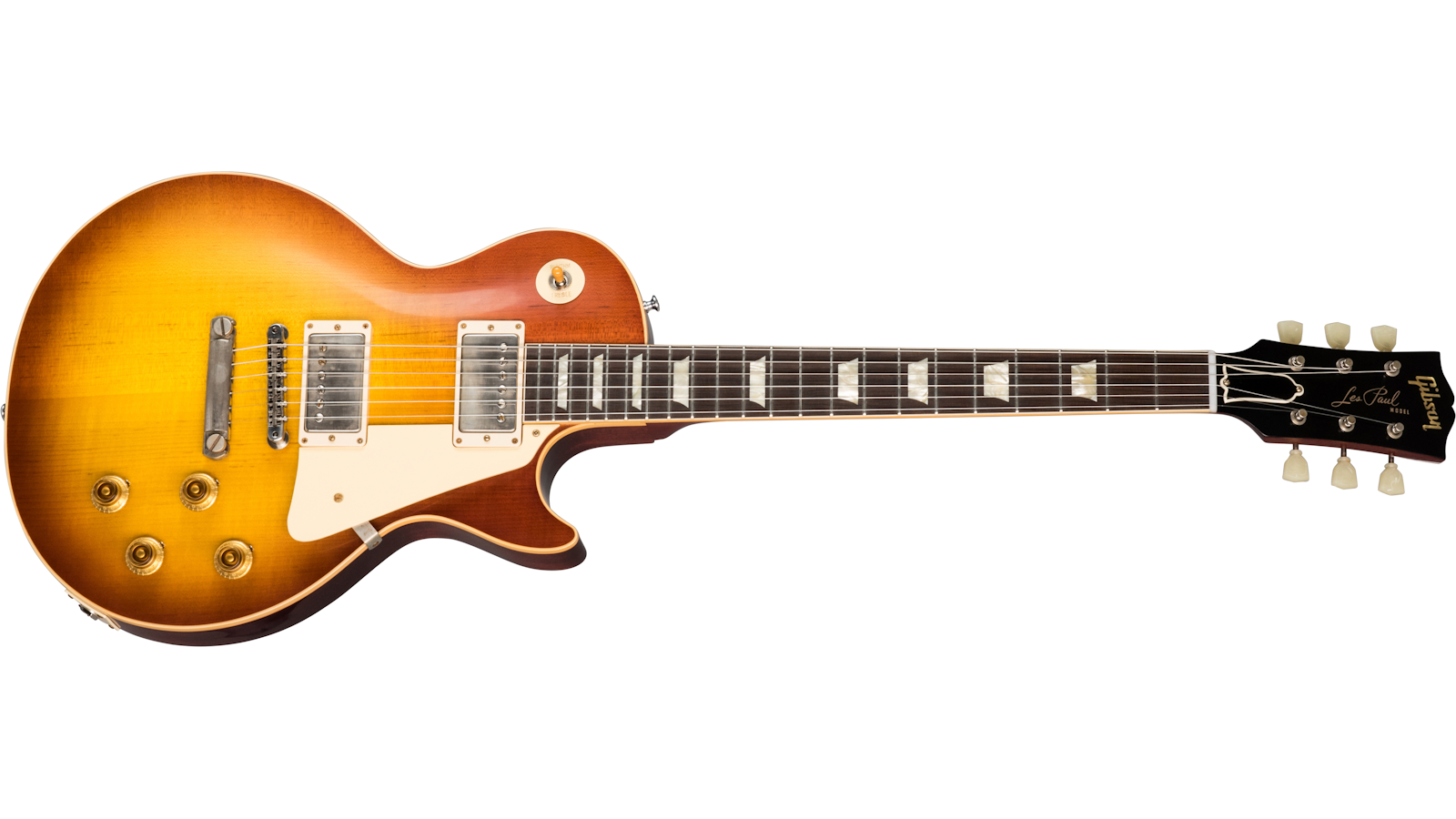 Gibson Custm Shop 1958 Les Paul Standard Reissue VOS Iced Tea Burst LPR58VOITNH SERIAL NUMBER 801118 - 8.6 LBS