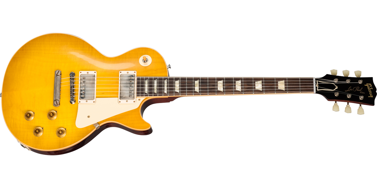 Gibson 1958 Les Paul Standard Reissue VOS Lemon Burst LPR58VOLBNH L.A. Music