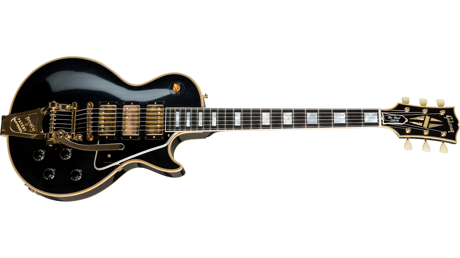 Gibson 1957 Les Paul Custom Reissue 3-Pickup Bigsby VOS LPB357VOEBBG