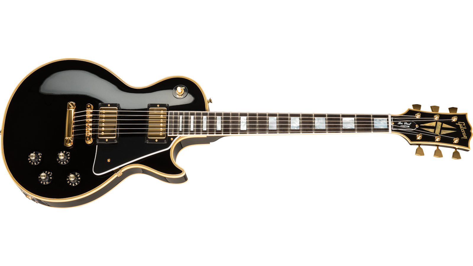 ギター Gibson Custom Shop 1968 Les Paul CUSTOM Gibson USA Custom Shop 1968 Les Paul Custom Reissue Gloss Ebony LPC68E