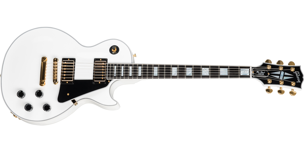 【希少】Gibson Les Paul Custom Alpine White Gibson Custom Les Paul Custom, Alpine White | Gear4music