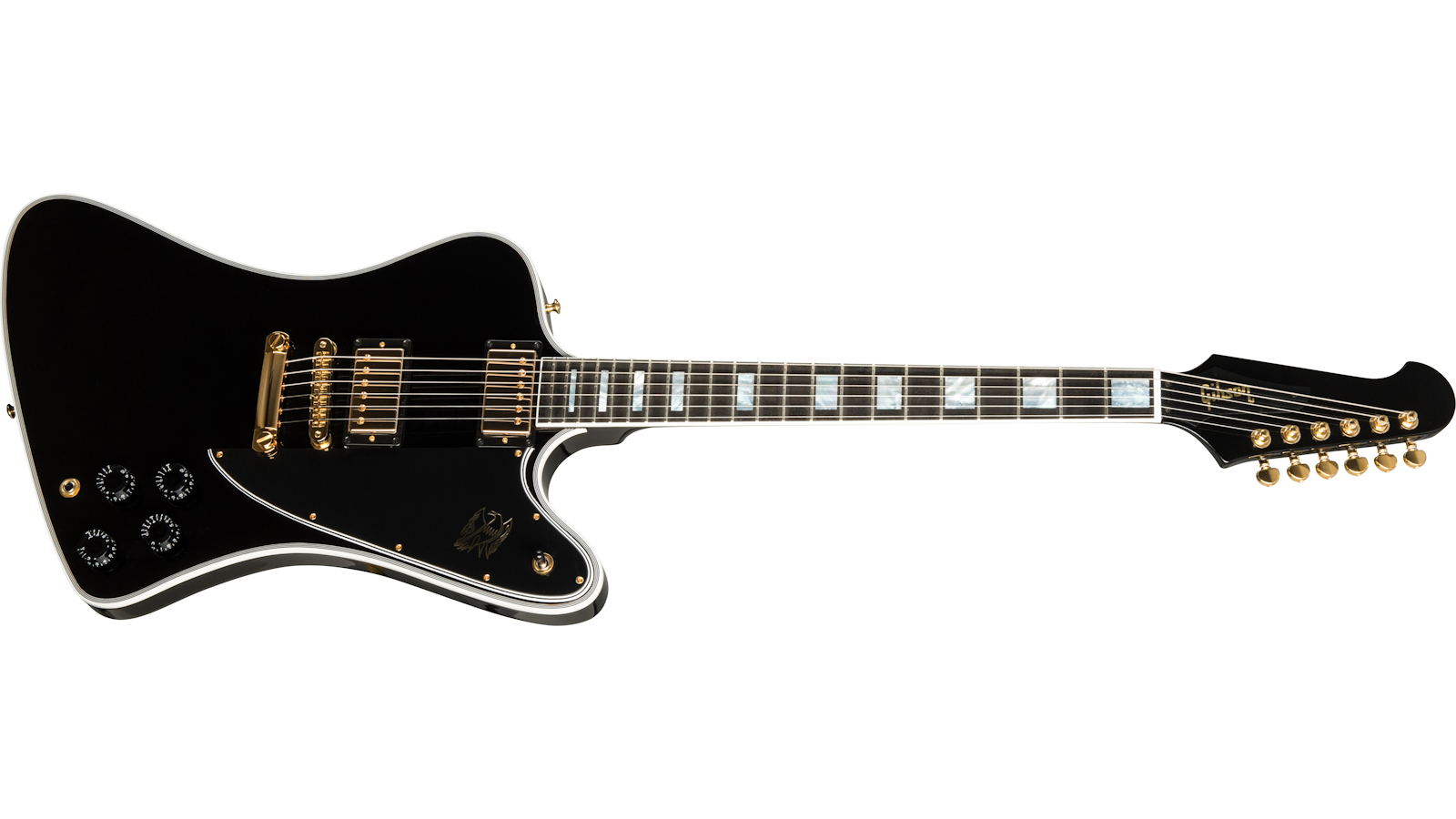 Gibson Firebird Custom with Ebony Fingerboard Gloss Ebony CSFBEEBGH