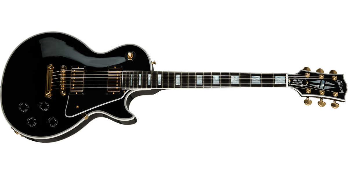 Gibson Les Paul Custom w Ebony Fingerboard Gloss Ebony LPCE EBGH